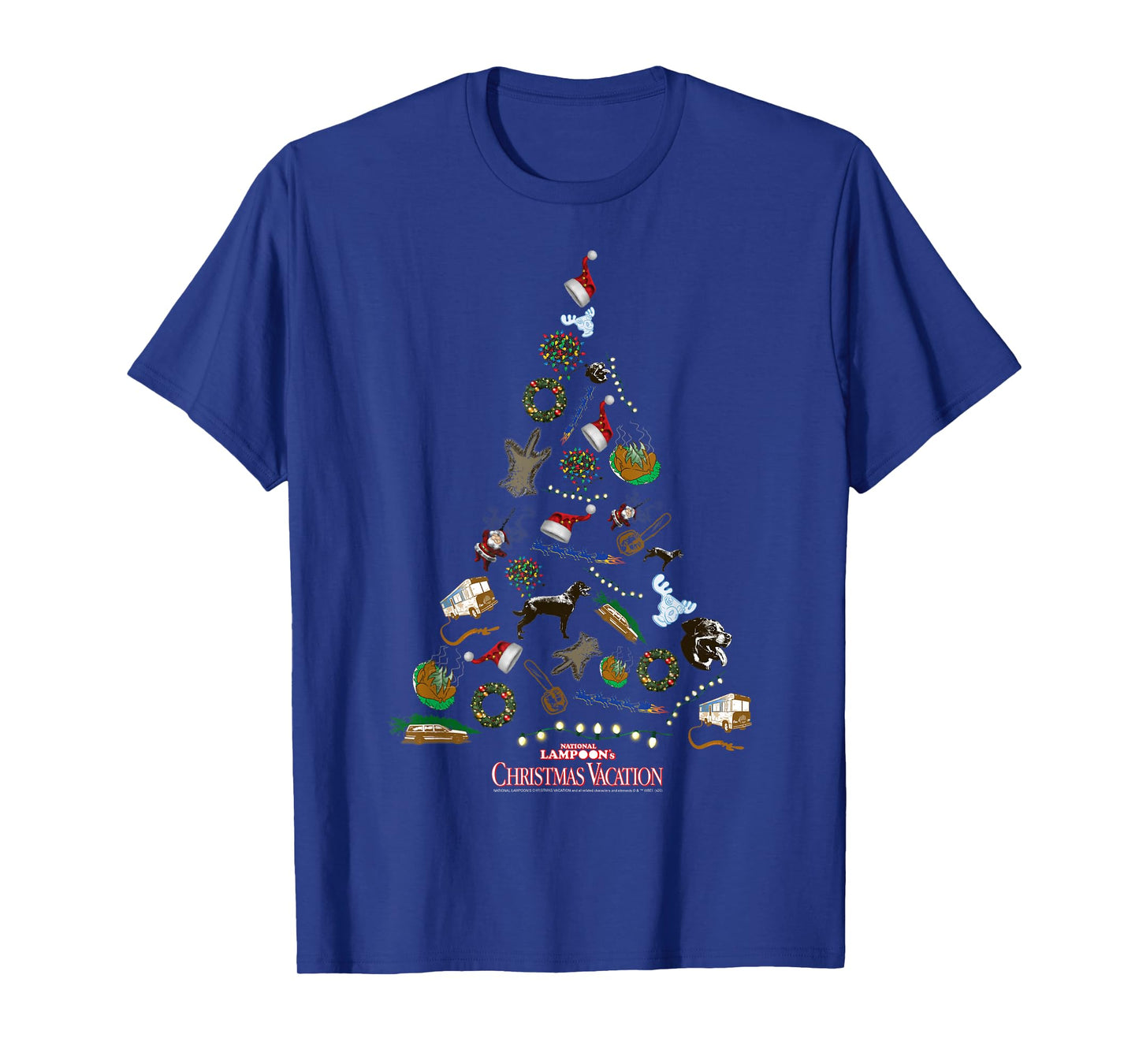 National Lampoon's Christmas Vacation T-Shirt for Women, Black, Small, Short Sleeve, Crew Neck, Classic Fit, Imported
