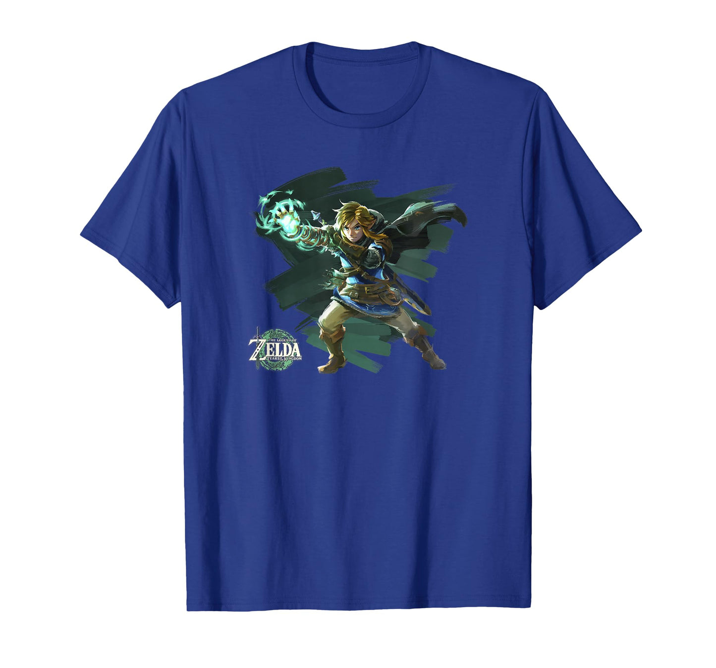The Legend of Zelda Tears Of The Kingdom Link Brush Art T-Shirt