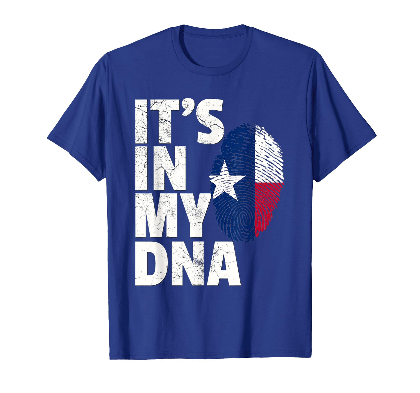 It's In My DNA Texas Fingerprint, Pride Texas America T-Shirt