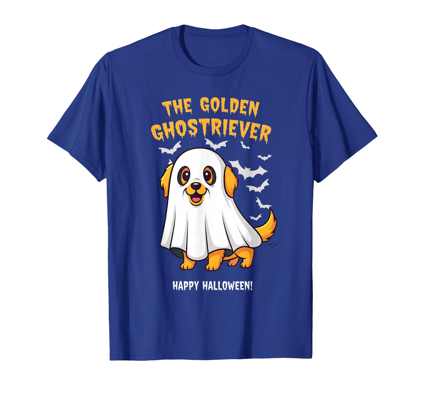 Halloween Ghostriever Funny Golden Retriever Dog Ghost Mom T-Shirt