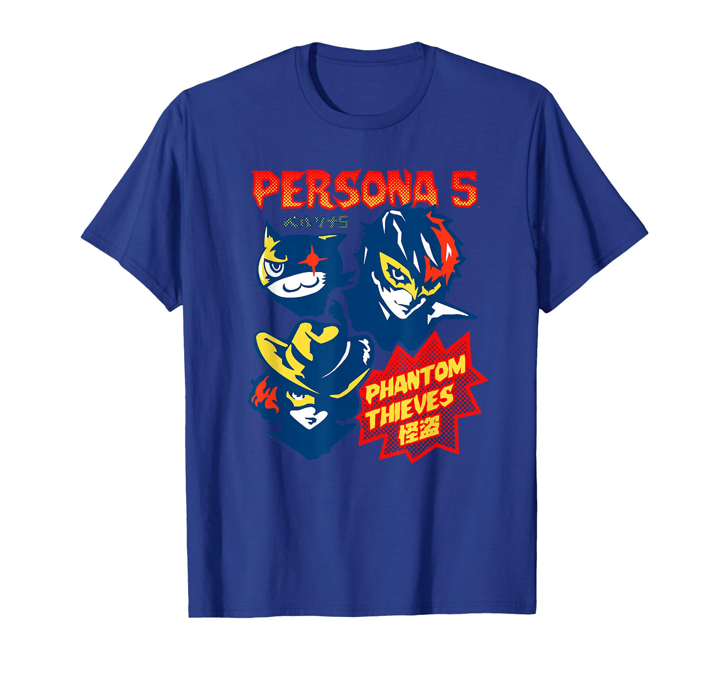 Persona 5 Comic Illustration Phantom Thieves RPG Gamer T-Shirt