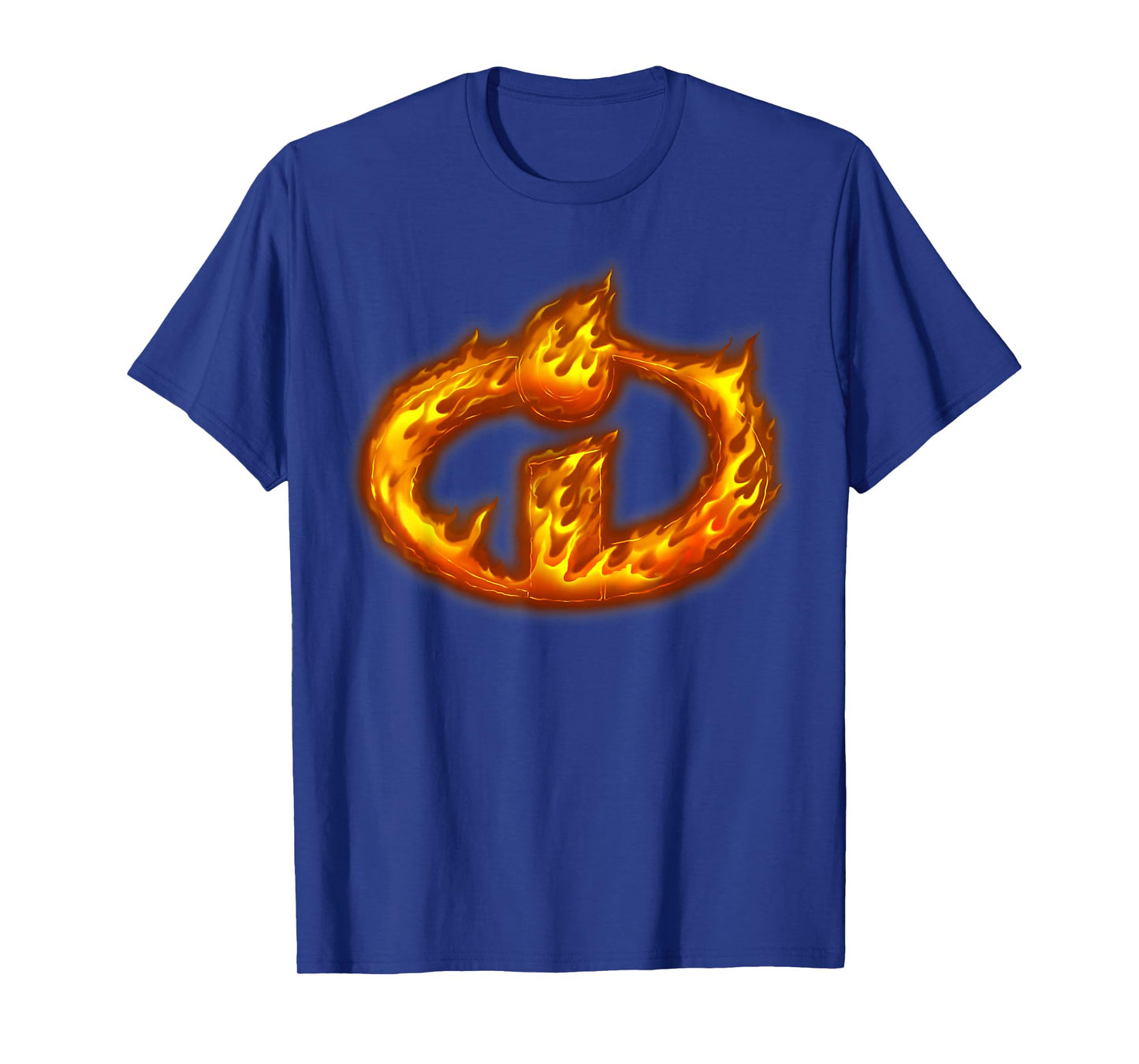 Disney Pixar Incredibles Flaming Hot Logo Graphic T-Shirt T-Shirt