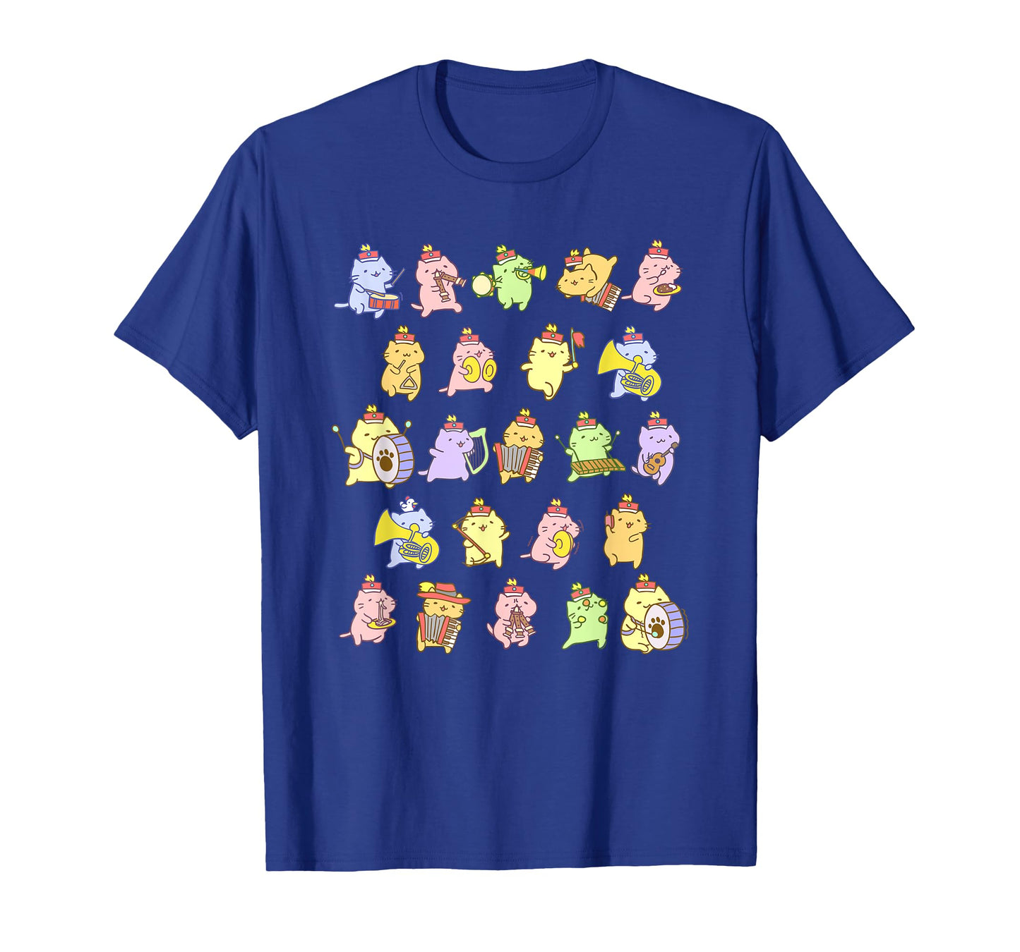 Mitchiri Neko March Cute cat band! T-Shirt