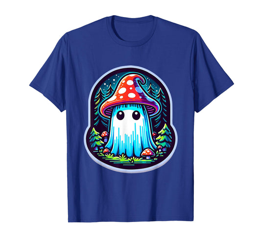 Halloween Cottagecore Aesthetics Spooky Ghost Mushroom T-Shirt