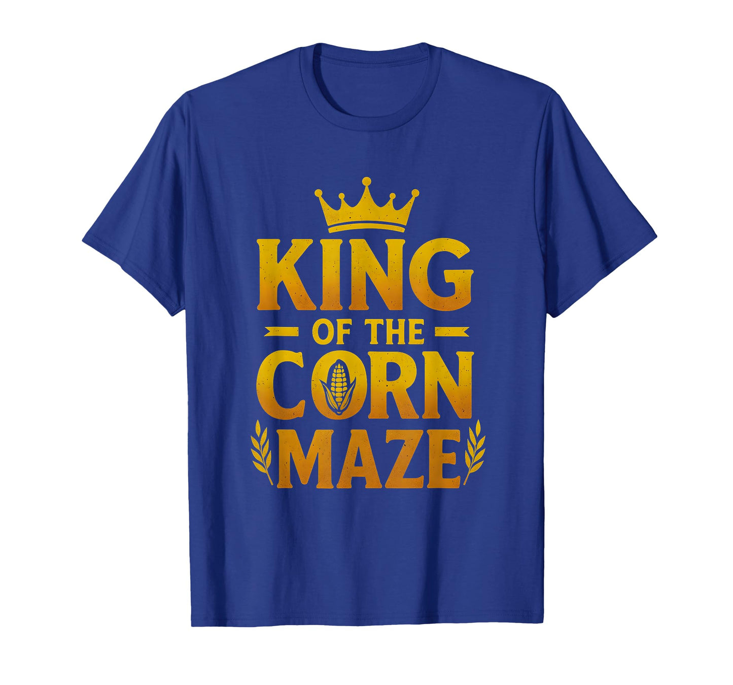 King Of The Corn Maze Fall Festival Crown T-Shirt