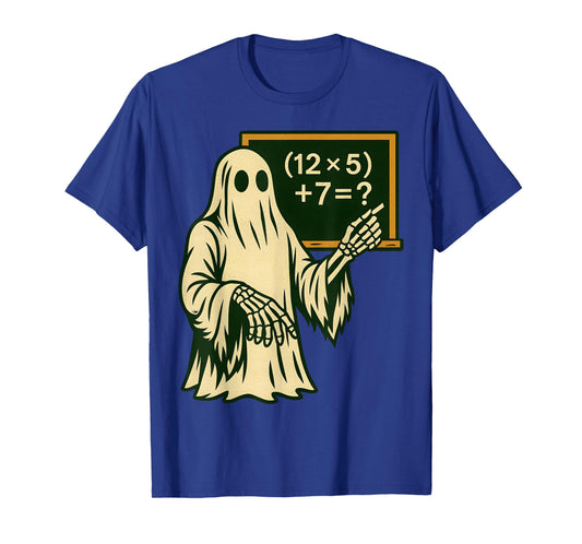 67 Teacher Halloween Ghost Six Seven Meme Brainrot Math Joke T-Shirt
