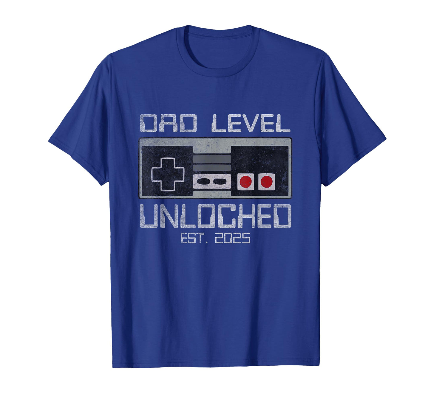 Dad Level Unlocked 2025 First Time Soon To Be Gamer Daddy T-Shirt