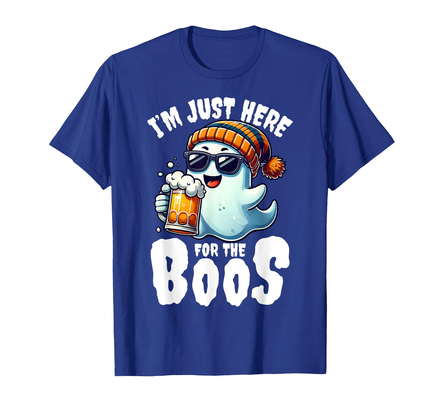 I'm Just Here For The Boos Funny Halloween Drinking Party T-Shirt
