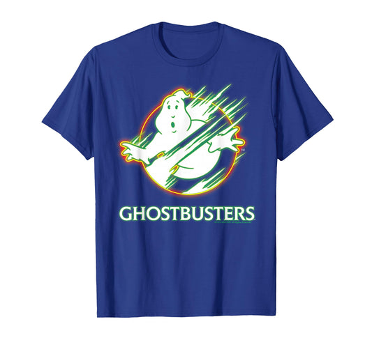 Ghostbusters 2 - Neon Ghost Logo T-Shirt