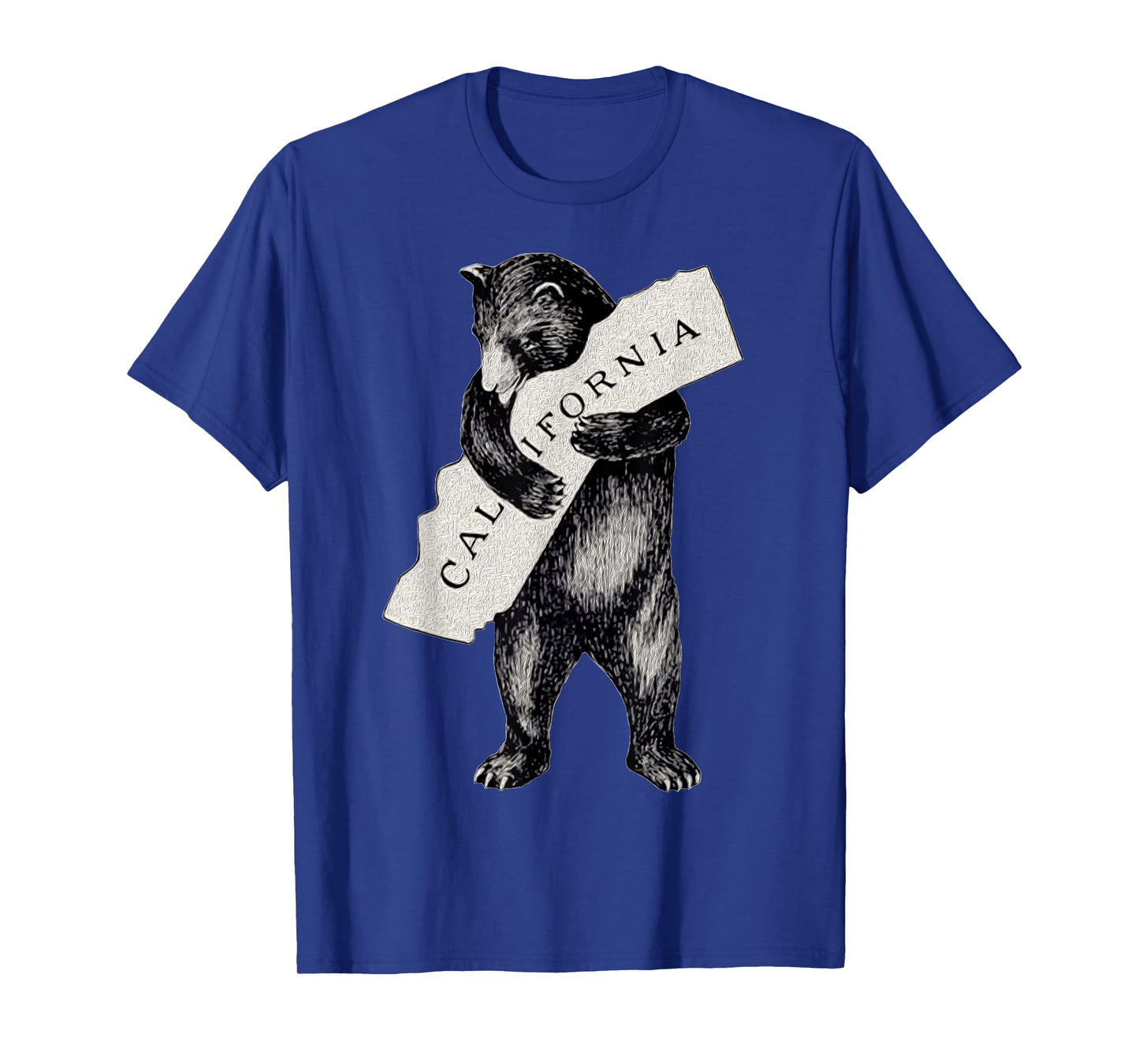 Bear Hug Retro I Love California Shirt Art-Vintage Cali Bear T-Shirt