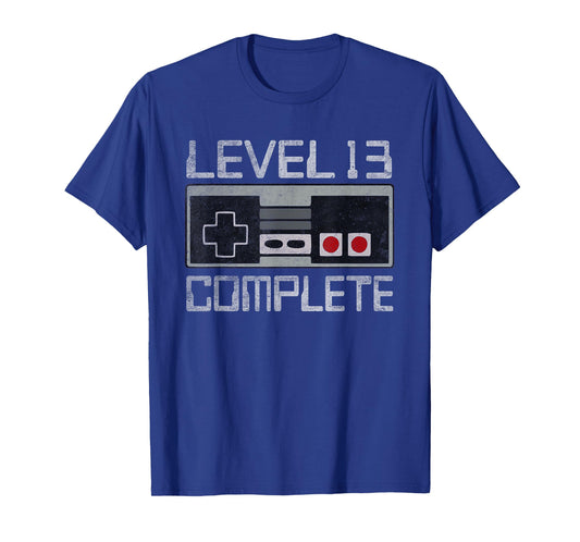 Level 13 Complete 13 Year 13th Wedding Anniversary For Him T-Shirt