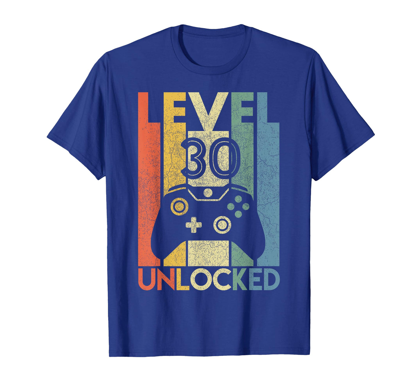 Level 30 Unlocked Funny Video Gamer 30th Birthday Gift T-Shirt