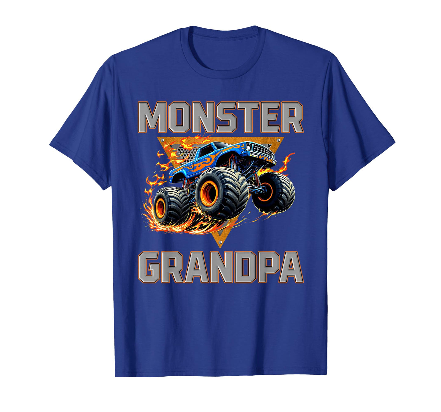 Monster Truck Grandpa Family Matching Monster Truck Lovers T-Shirt