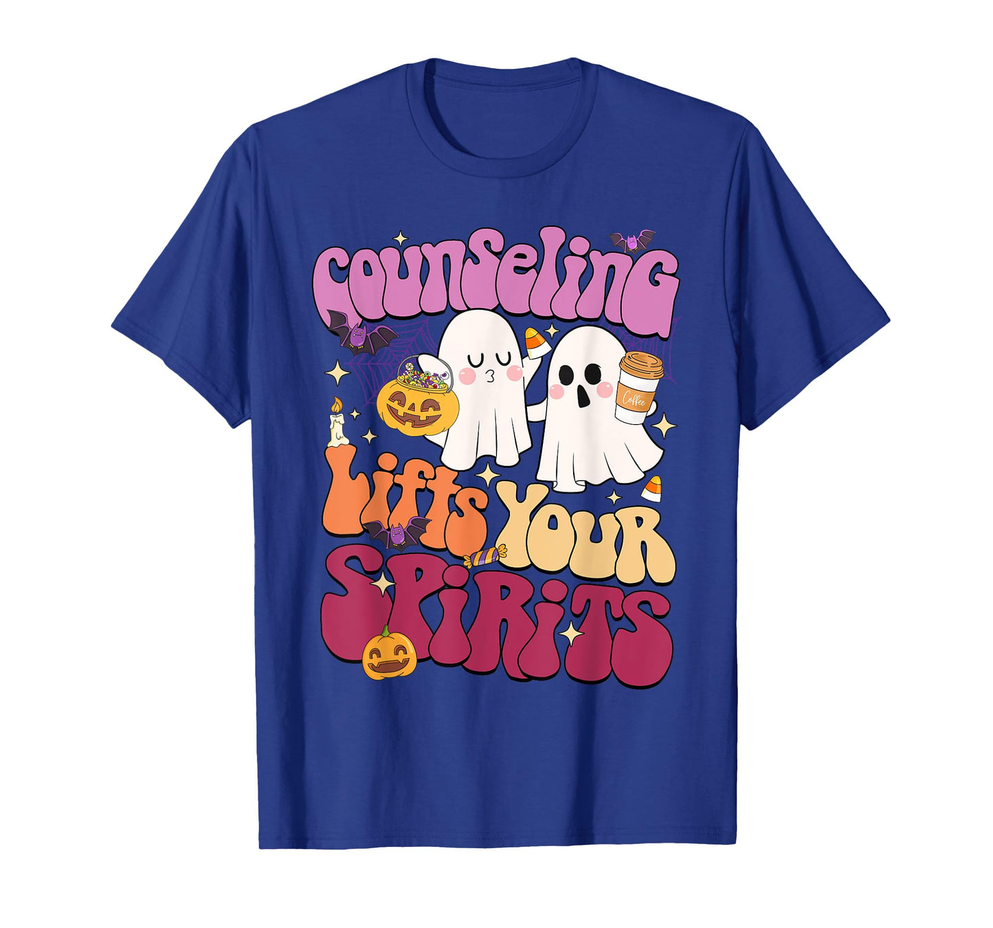 Counseling Lifts Your Spirits School Counselor Ghost T-Shirt