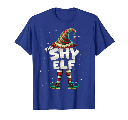 I'm The Shy Elf Family Matching Group Christmas T-Shirt