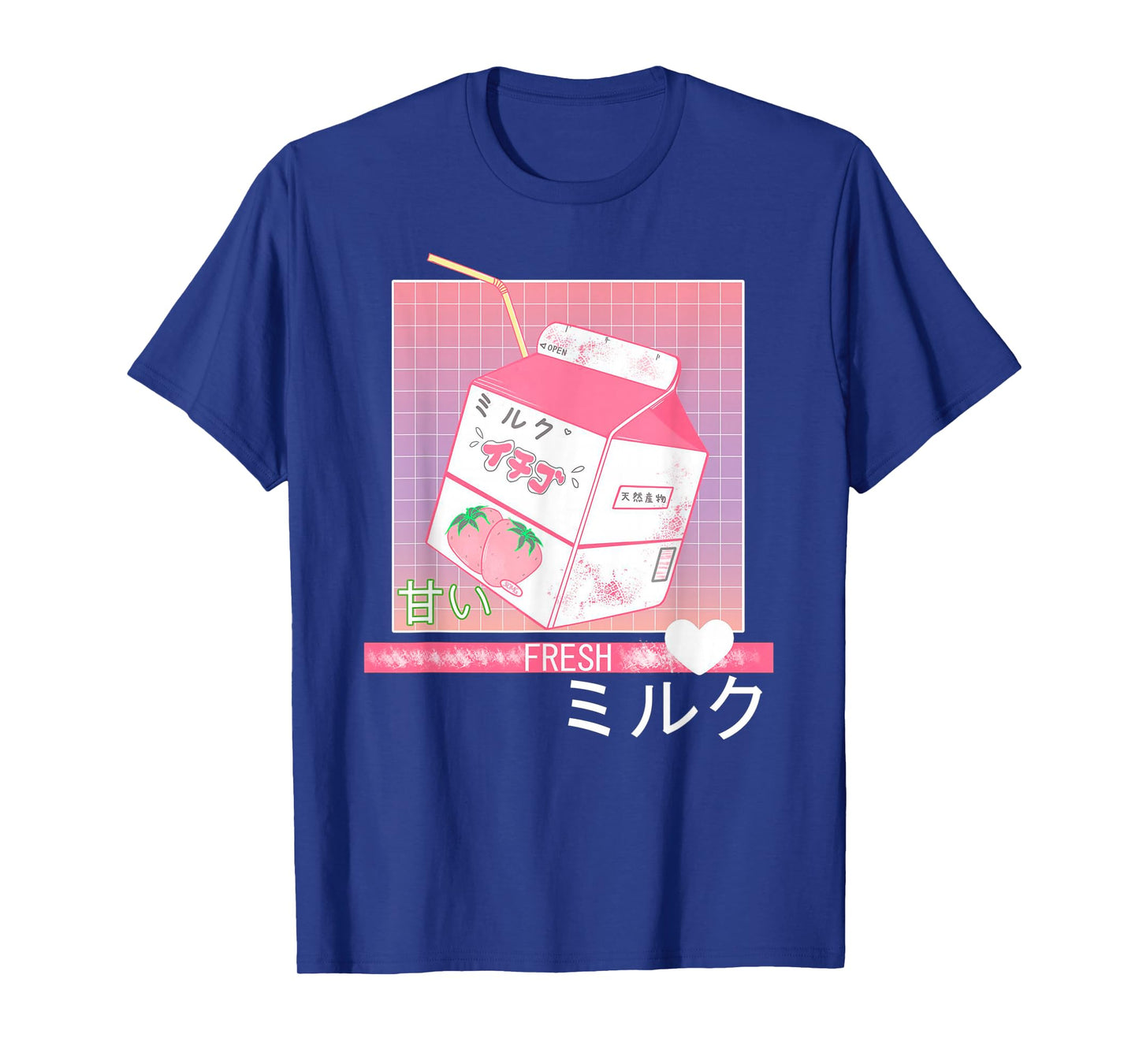 90s Japanese Otaku Stylish Aesthetic Milk T-Shirt T-Shirt