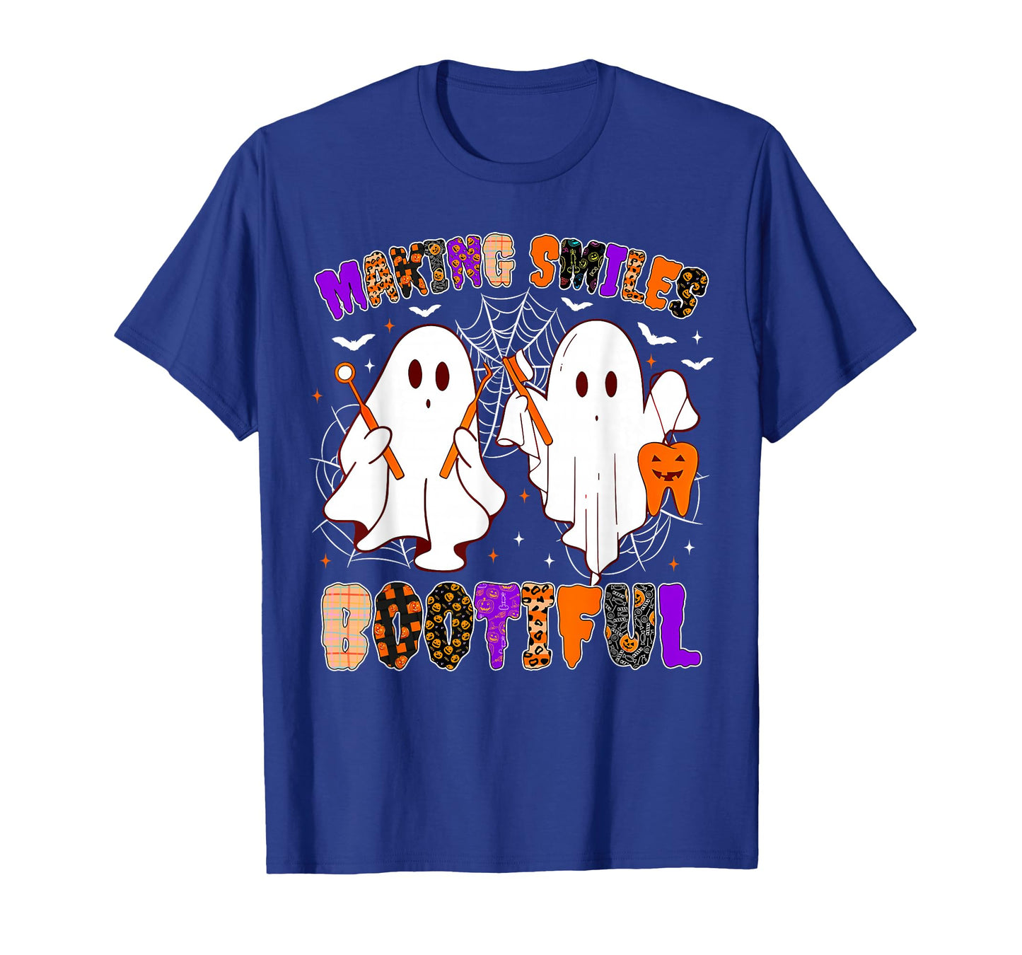 Making Smiles Bootiful Funny Ghost Dentist Halloween Dental T-Shirt
