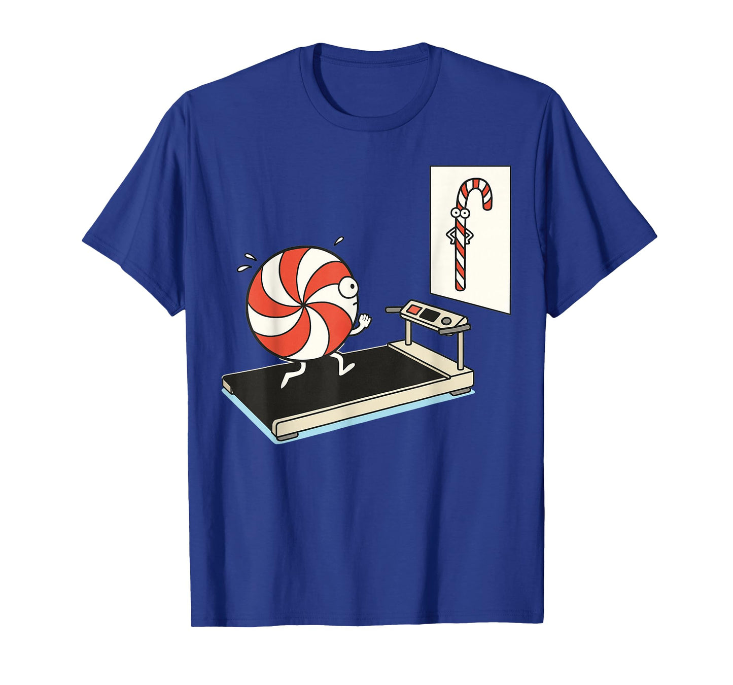 Funny Christmas Candy Cane Peppermint Candy Humor Jokes Kids T-Shirt
