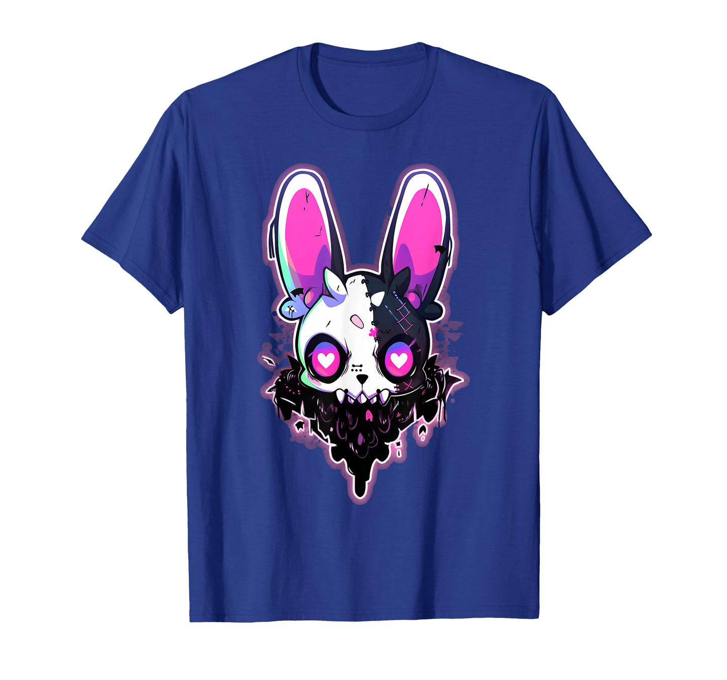 Kawaii Rabbit Cute Goth Bunny E-Girl Gothic Outfit Grunge T-Shirt