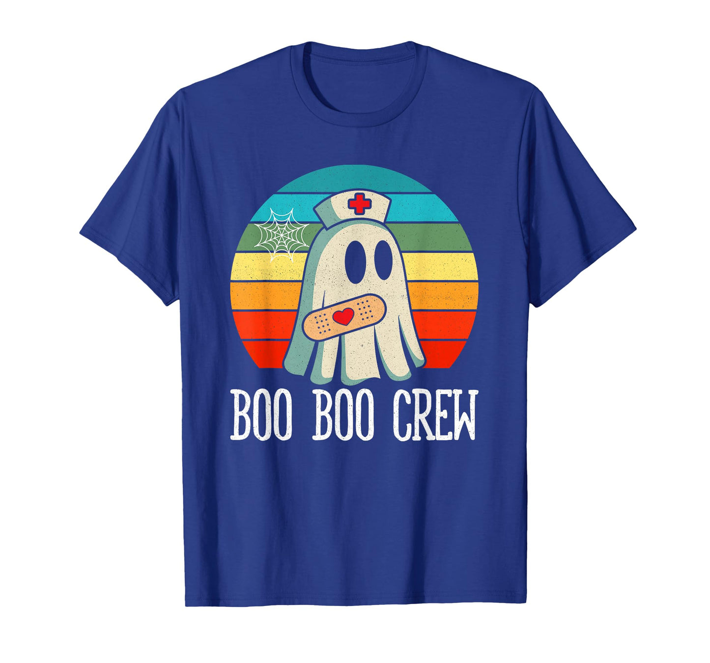 Boo Boo Crew Ghost Nurse Halloween Costume Nursing Women T-Shirt