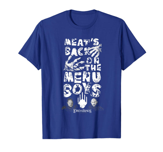 The Lord of the Rings Meat's Back On The Menu Boys Vintage T-Shirt