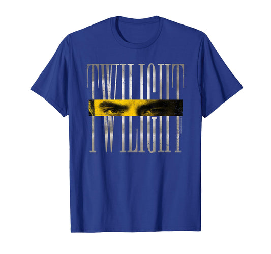 Twilight Saga Edward's Eyes with Retro Logo Movie T-Shirt