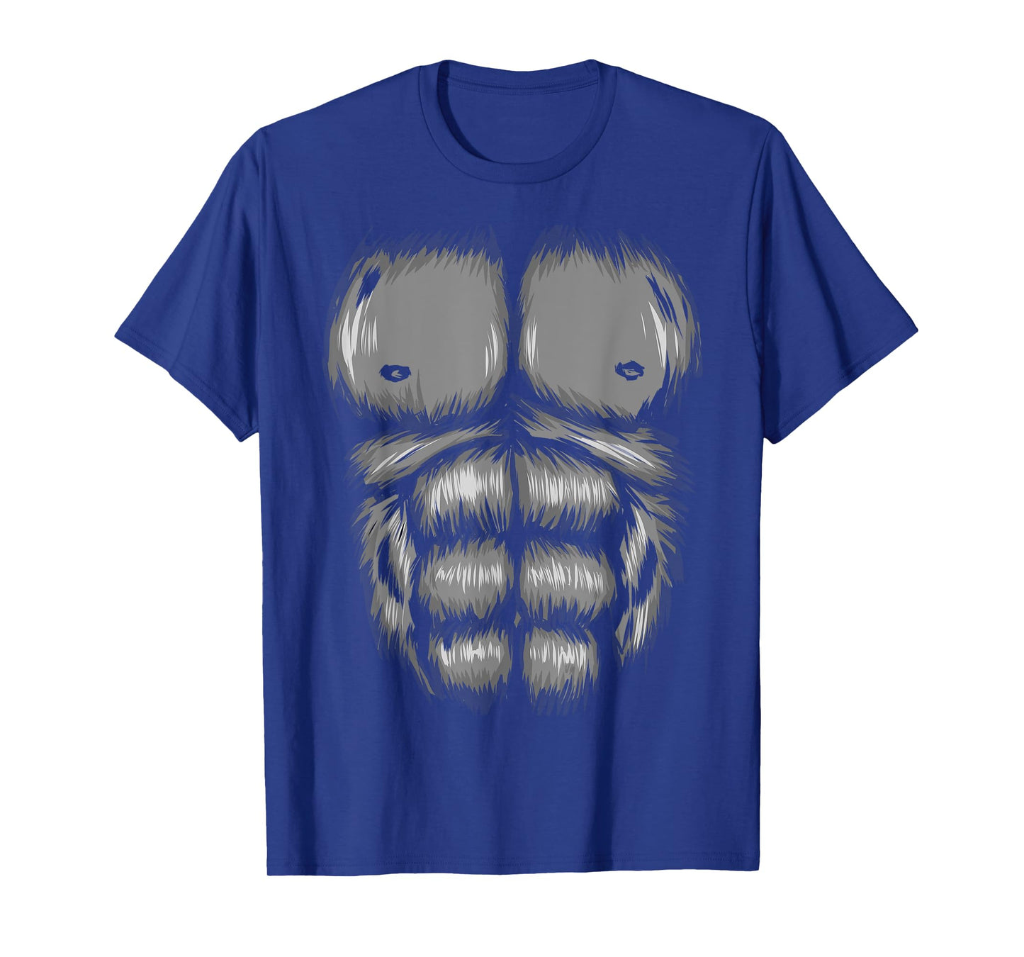 Gorilla Funny Lazy Halloween Costume Party Gorilla Chest T-Shirt