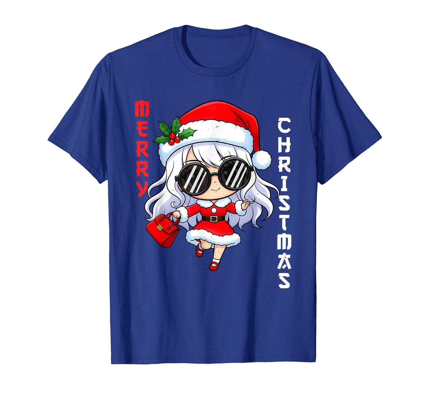 Cute Anime Christmas Pajama Outfit Funny Holiday for Girls T-Shirt