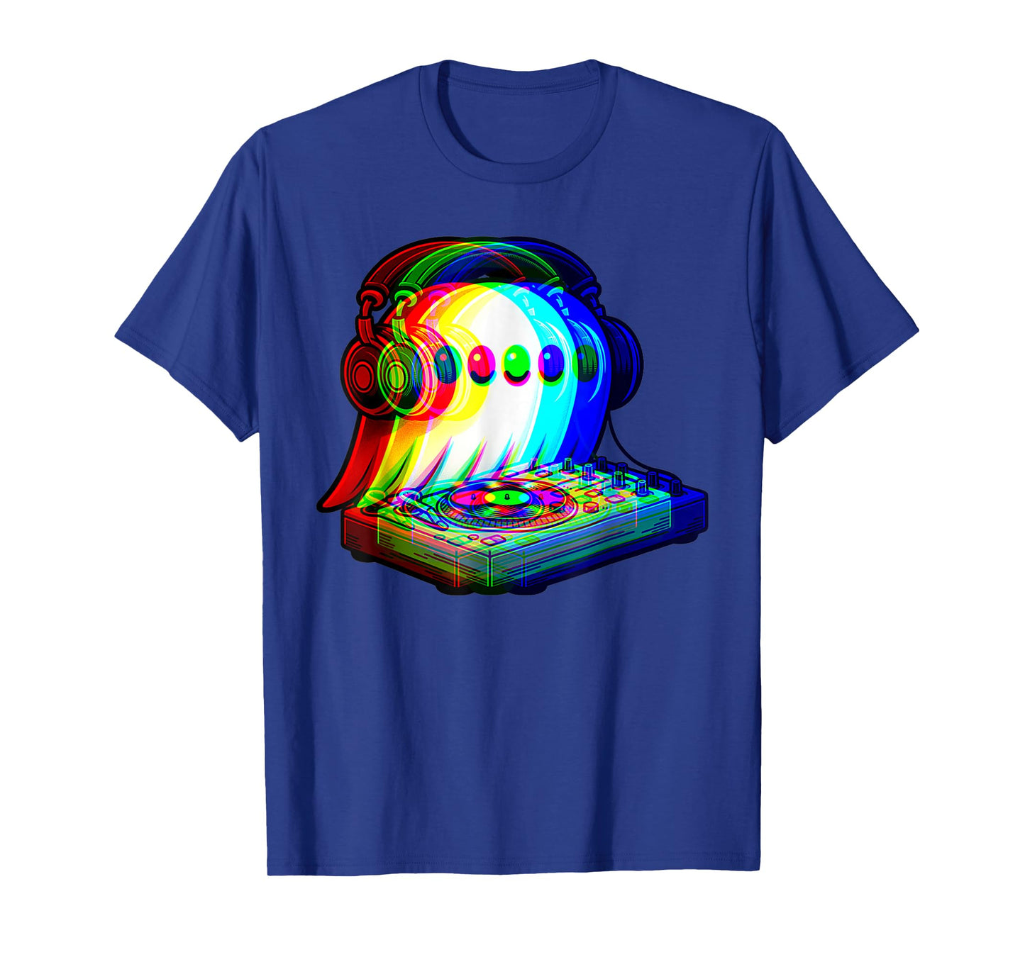 house music ghost Halloween Techno Rave Halloween Party T-Shirt