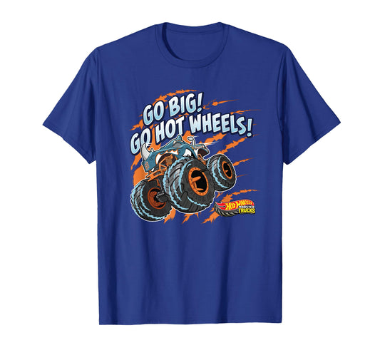 Hot Wheels Monster Trucks - Go Big! Go Hot Wheels! T-Shirt