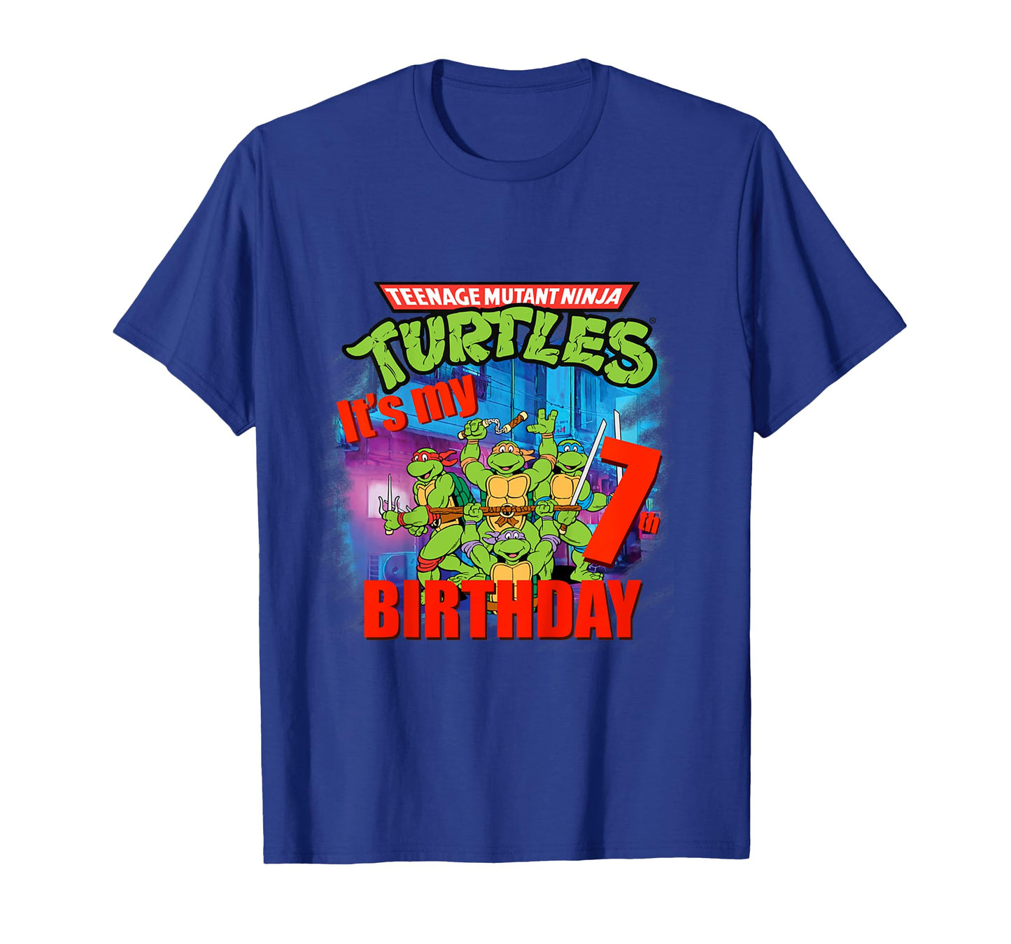Mademark x Teenage Mutant Ninja Turtles - Original Teenage Mutant Ninja Turtles 7th Birthday T-Shirt