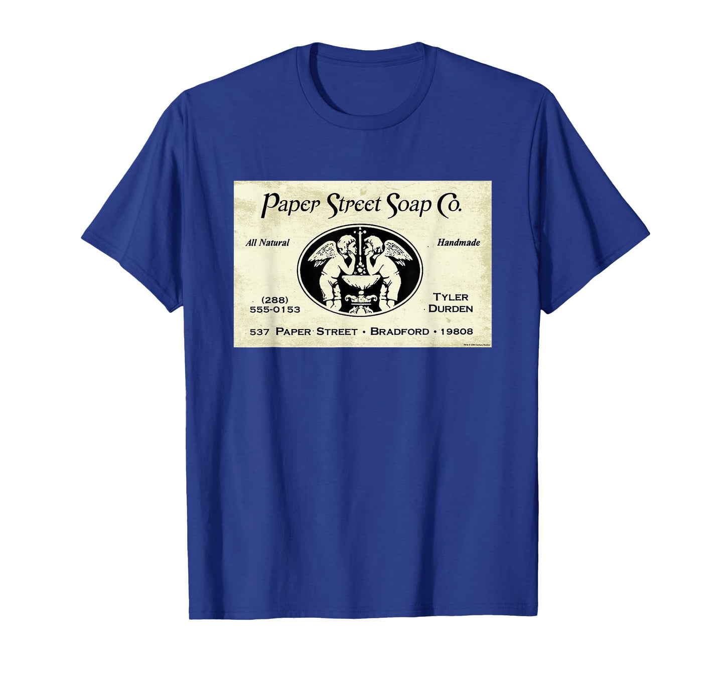 Fight Club Movie Official Paper Street Soap Co. Tyler Durden T-Shirt