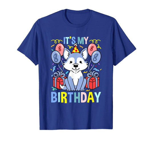 Its My 8th Birthday Wolf T-Shirt