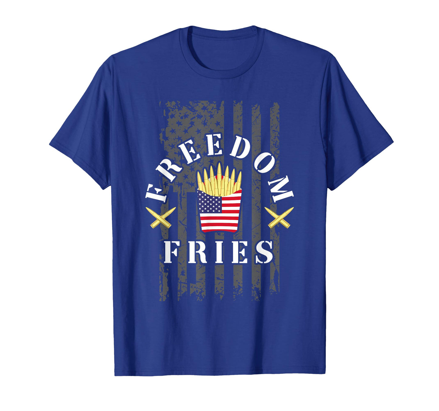 Funny Patriotic Freedom Fries 2nd Amendment Freedom Fries T-Shirt