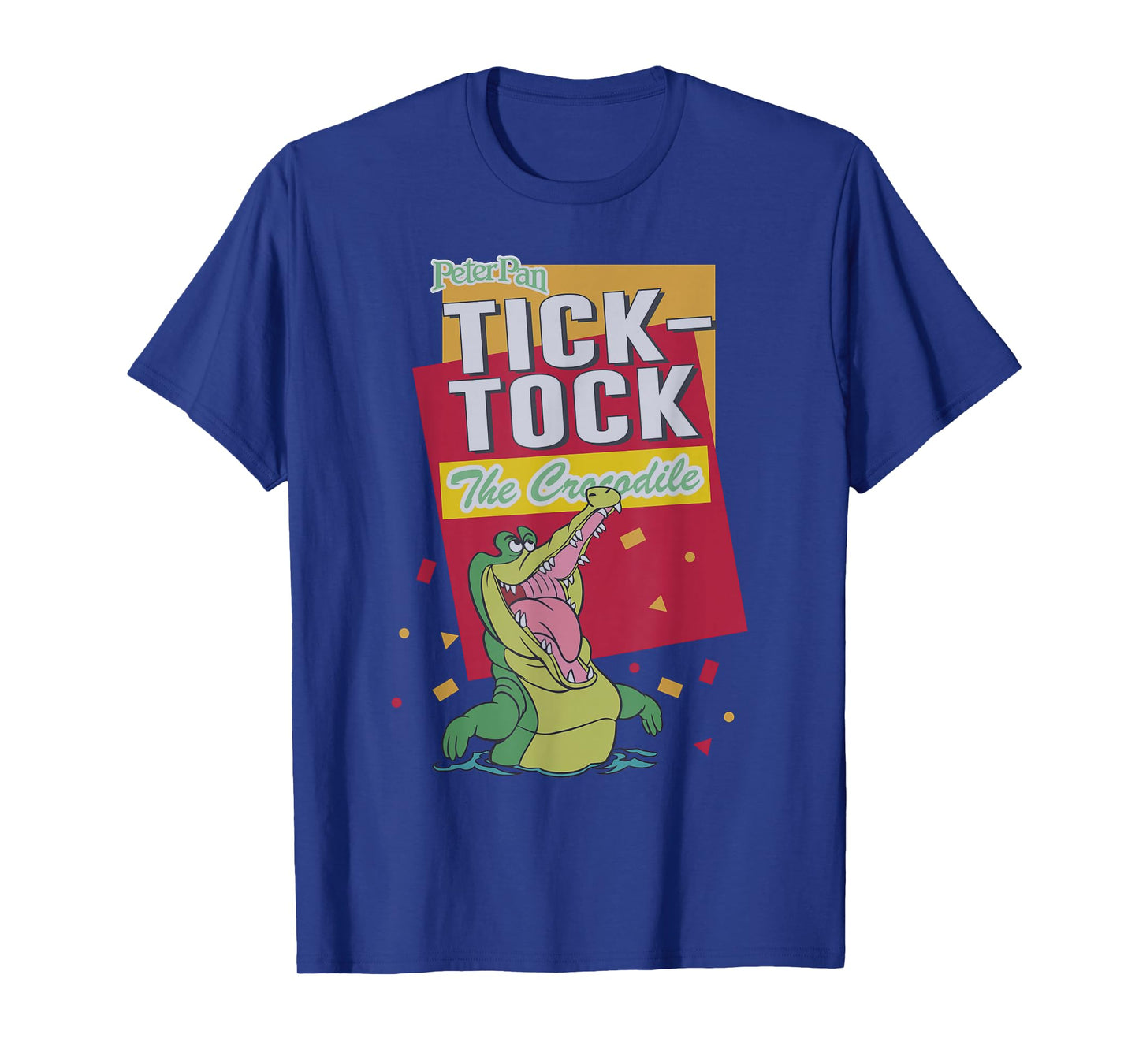 Disney Peter Pan Tick-Tock The Crocodile Confetti Poster T-Shirt