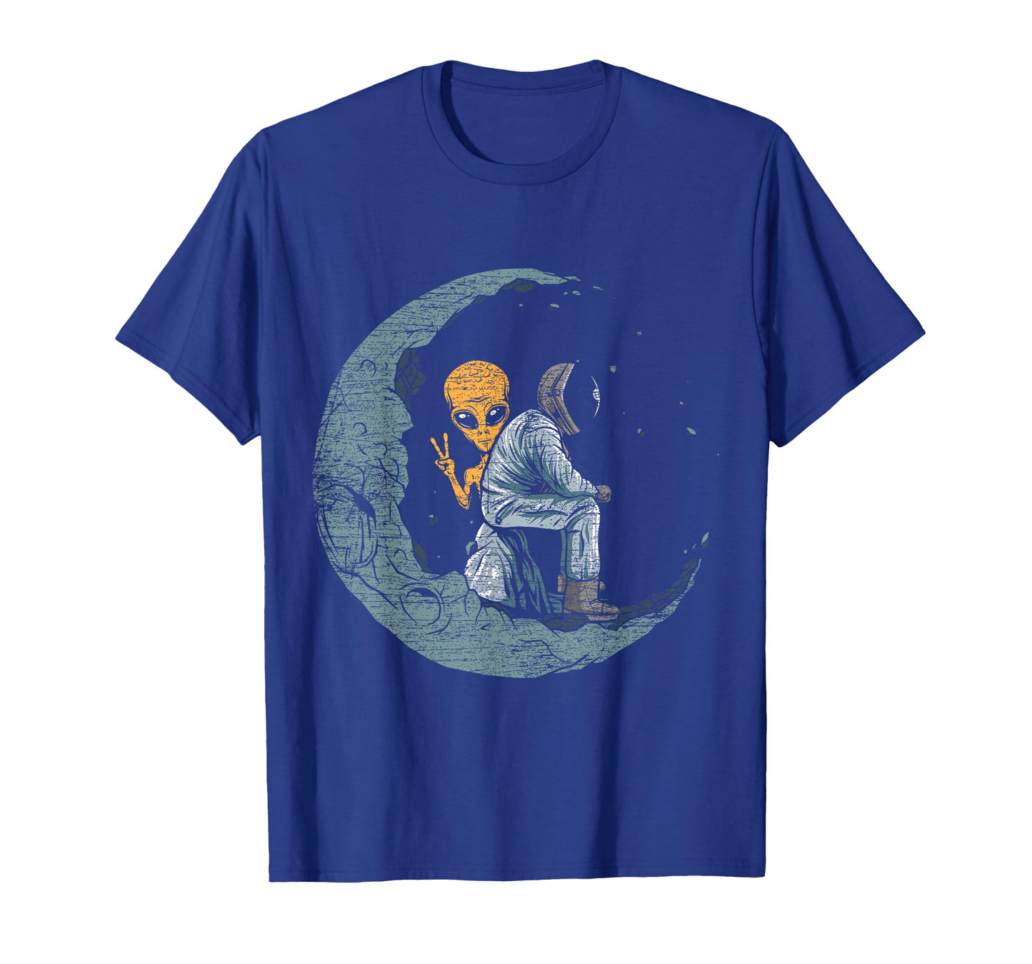 Planets Moon Spaceship Astronaut T-Shirt