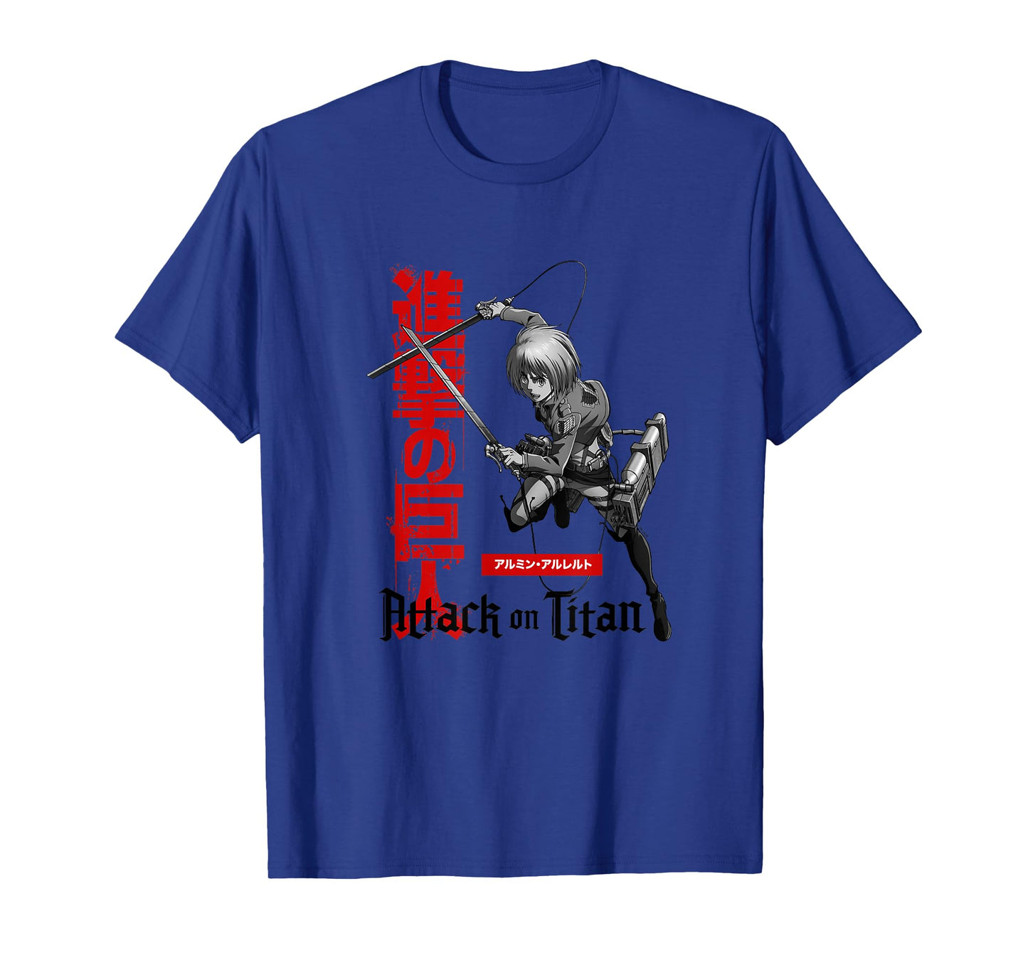 Attack on Titan Season 3 Armin with Kanji AOT Anime T-Shirt