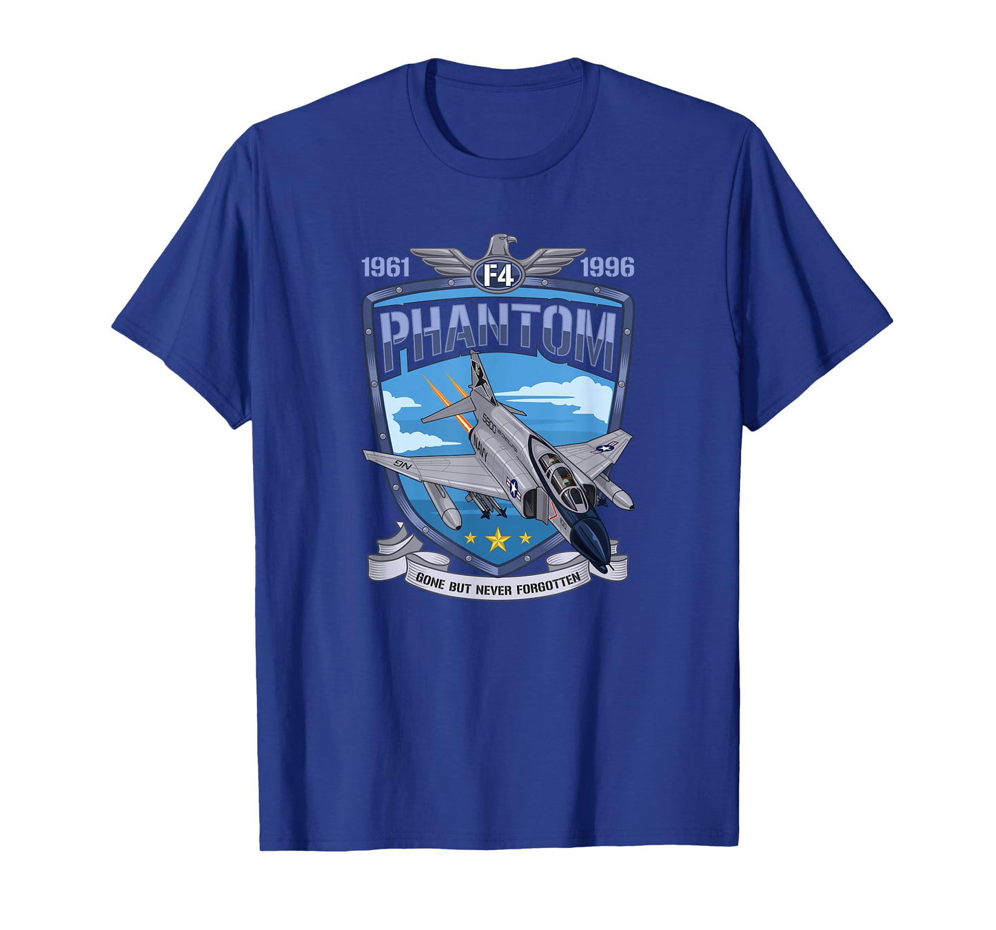 Vintage F4 Phantom II Jet Fighter Military Aviation T-Shirt