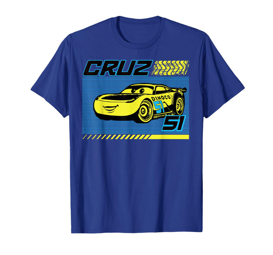 Disney Pixar Cars Dinoco Cruz Ramirez T-Shirt Small