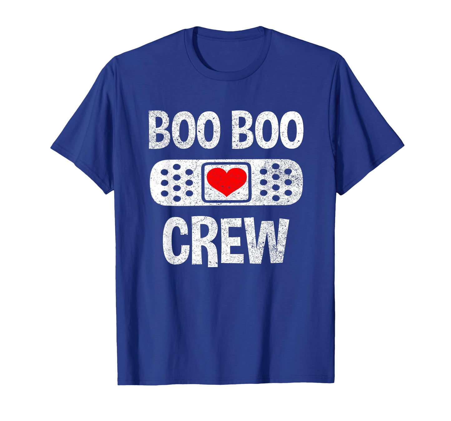 Funny Nurse Ghost Boo Crew Halloween Costume Womens Girls T-Shirt