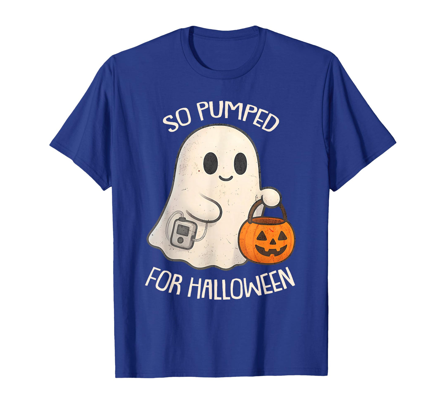 So Pumped for Halloween Cute Boo Ghost Diabetes Awareness T-Shirt