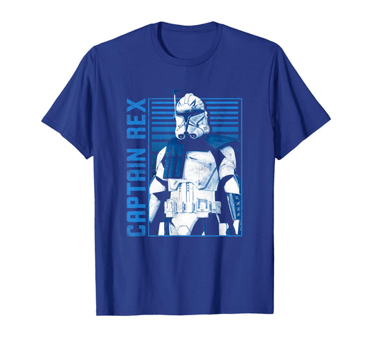 Star Wars: Ahsoka Captain Rex Vintage Rebel Fighter Poster T-Shirt
