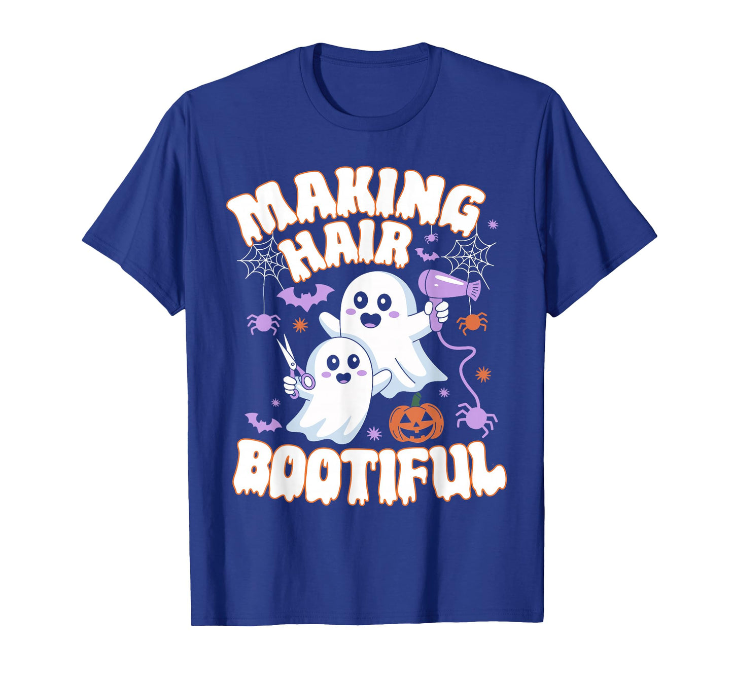 Making Hair Bootiful Halloween Spooky Ghosts Hair Stylist T-Shirt