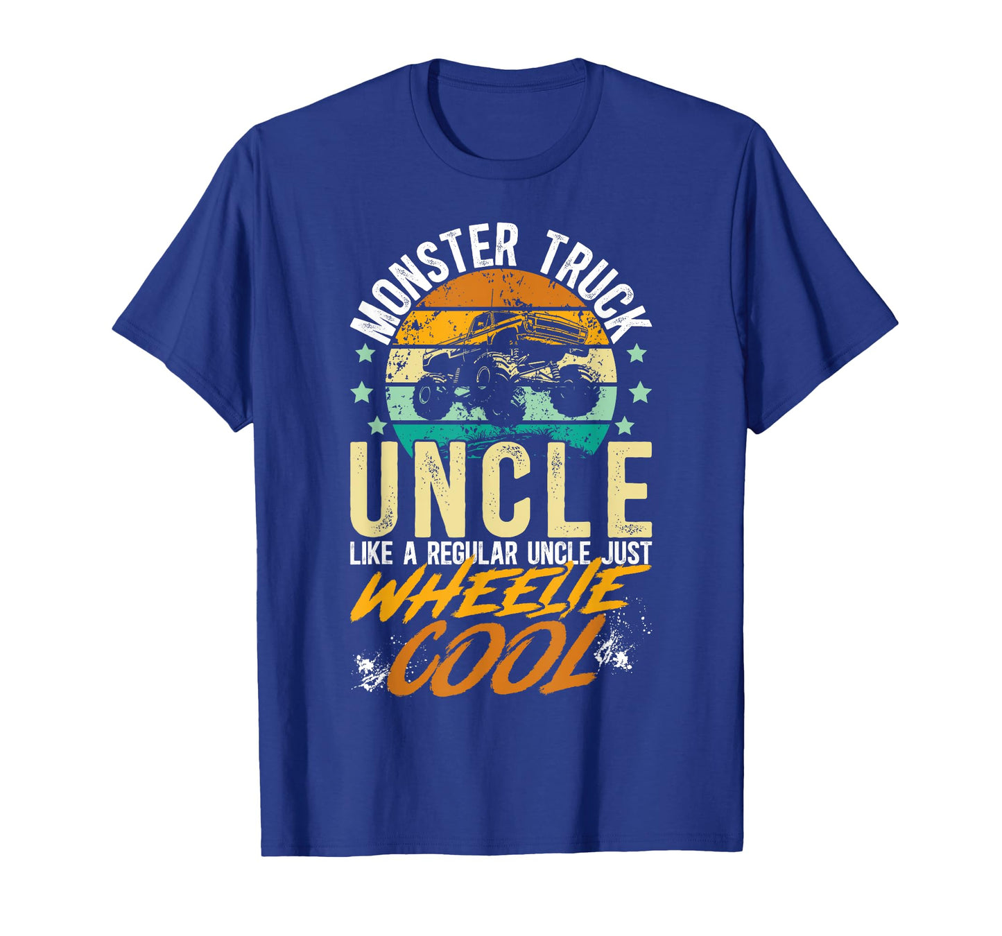 Monster Truck Uncle Wheelie Cool Monster Truck Uncle T-Shirt