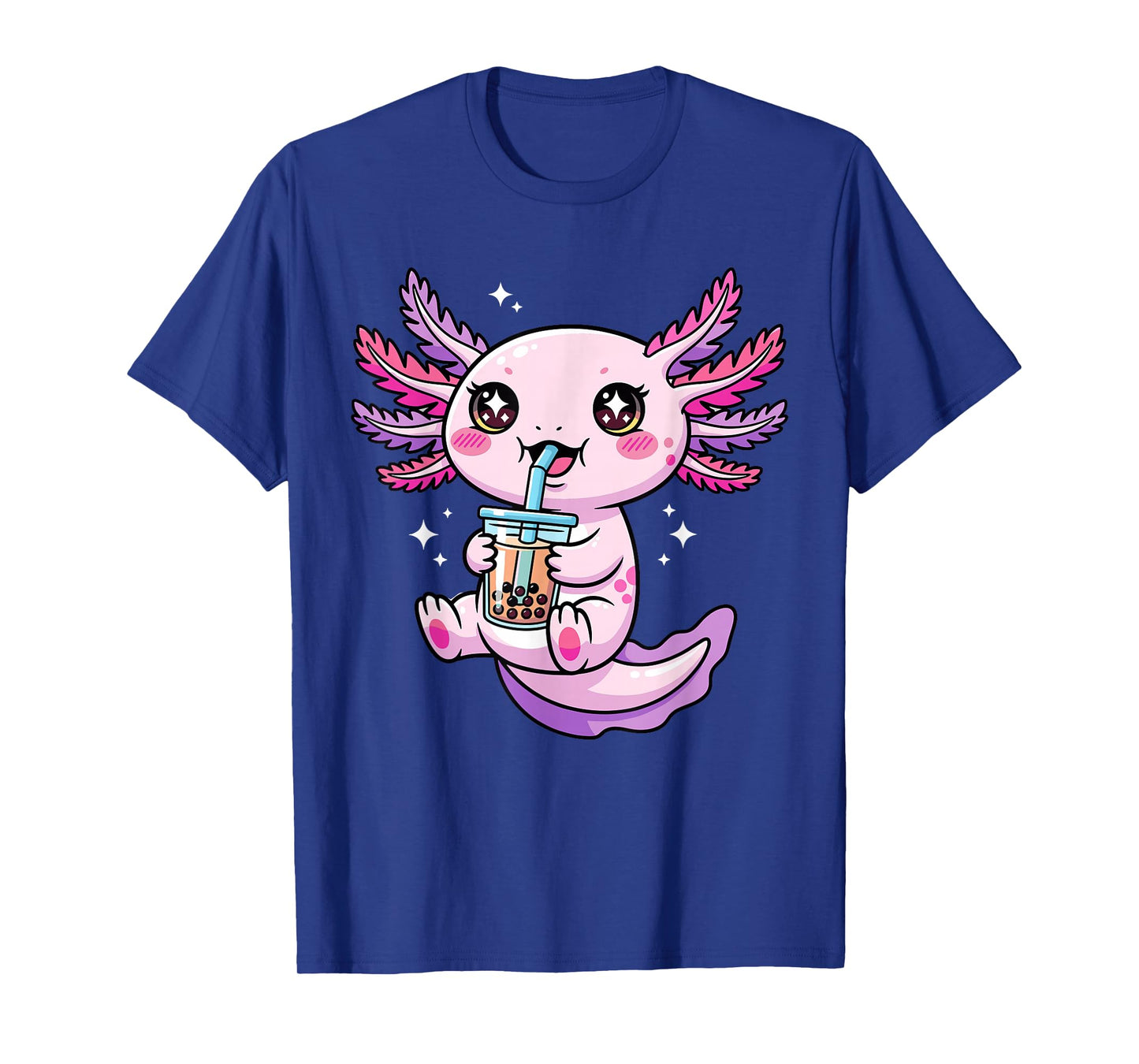 Axolotl Boba Tea Bubble Tea Anime Cute Kawaii Axolotl T-Shirt