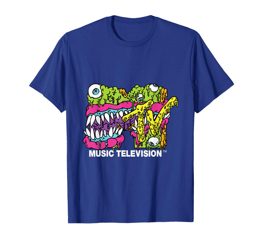 MTV Classic Logo Monster Design T-Shirt