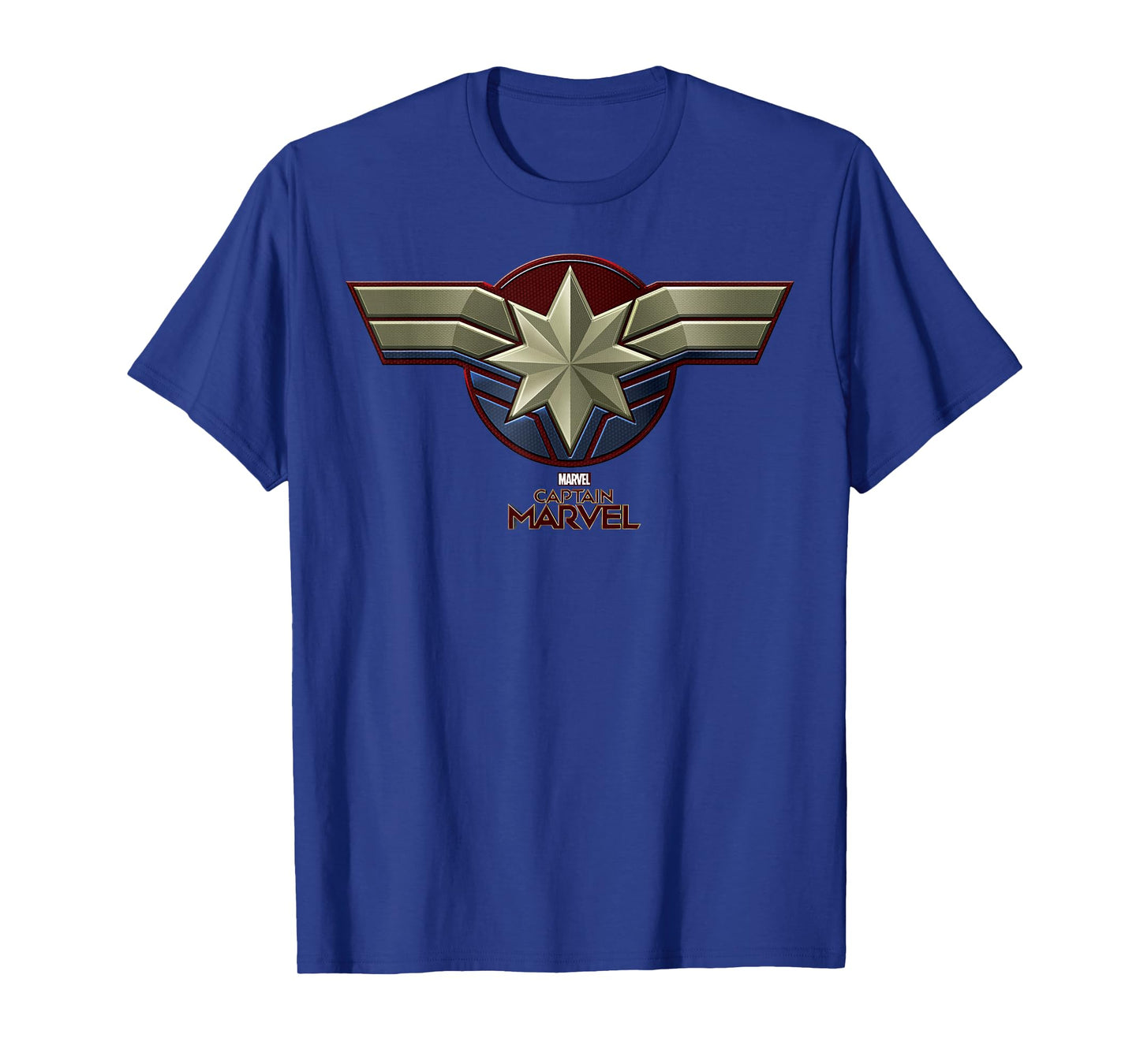 Marvel Captain Marvel Movie Chest Symbol T-Shirt T-Shirt