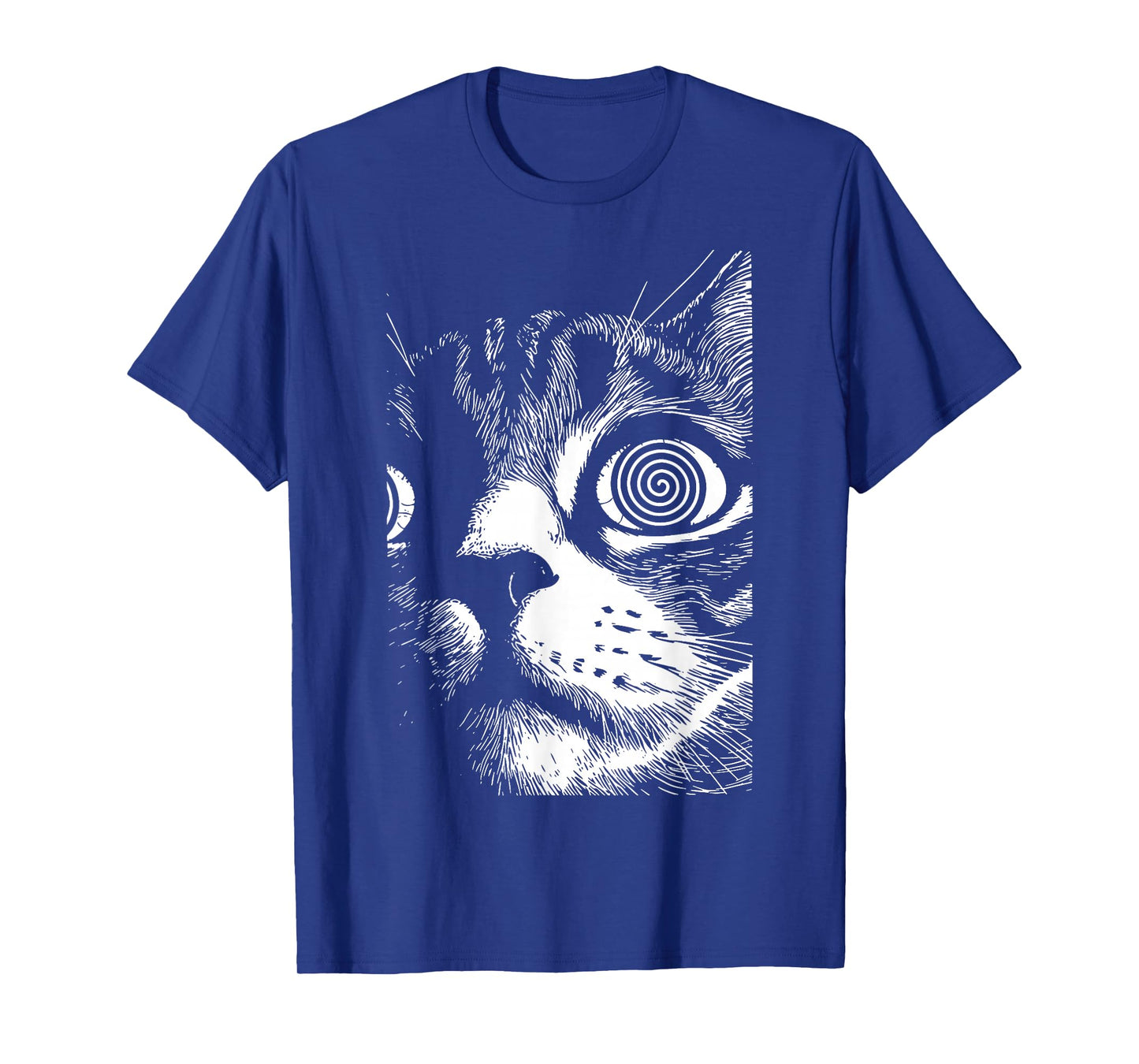 Psychedelic Cat Dark Aesthetic Crust Punk Grunge Cat Lover T-Shirt