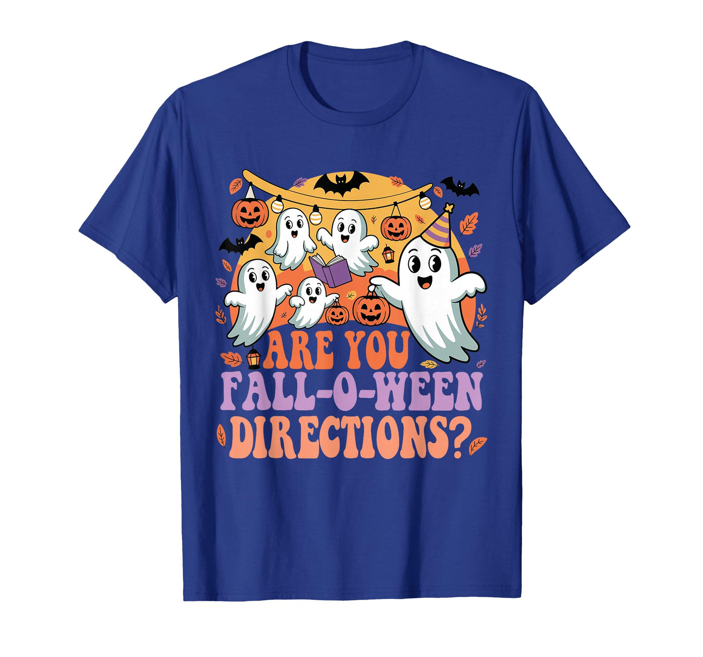 Funny are You Fall O Ween Directions Teacher Halloween Women T-Shirt