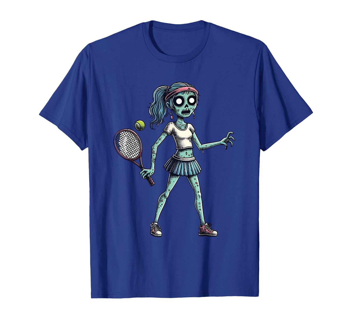Zombie Tennis Club Animals Sport Tournament T-Shirt